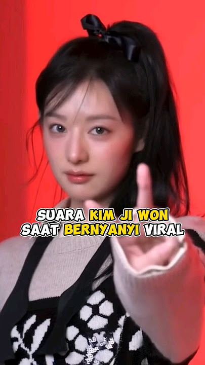 Suara Kim Ji Won saat bernyanyi Viral #kpop #shorts