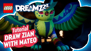 LEGO® DREAMZzz™ Tutorial | Draw Zian with Mateo