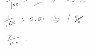 excel 2010 business math 30: fractional percentages to decimals