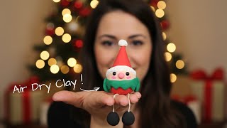 Easy Elf on the Shelf Air Dry Clay Christmas Ornament Tutorial