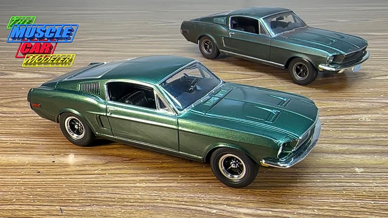 Revell 1968 Ford Mustang GT Bullitt Builds X 2 - YouTube