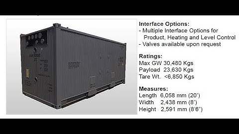 Crude and HFO transport tank (24Mt IMO1 Rated Bitutainer™)