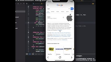 How to create a web browser using swift/ios/Xcode