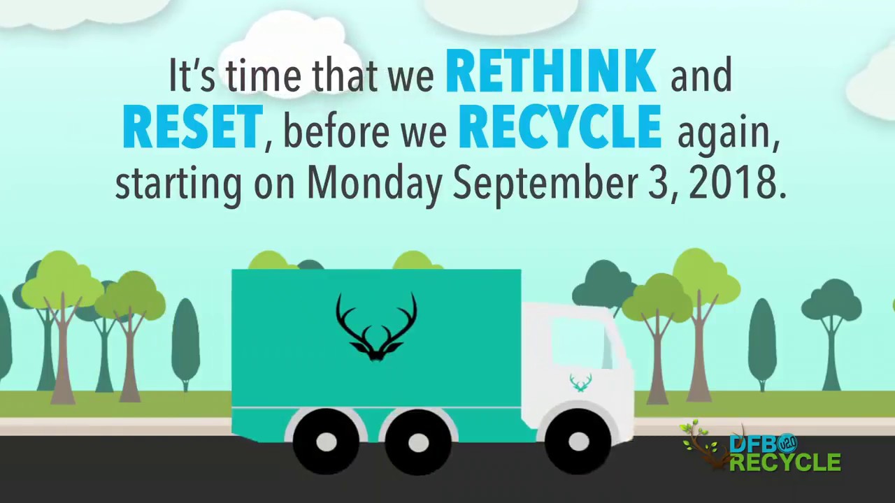 DFB Recycle 2.0 ♻️♻️♻️ RETHINK, RESET, RECYCLE