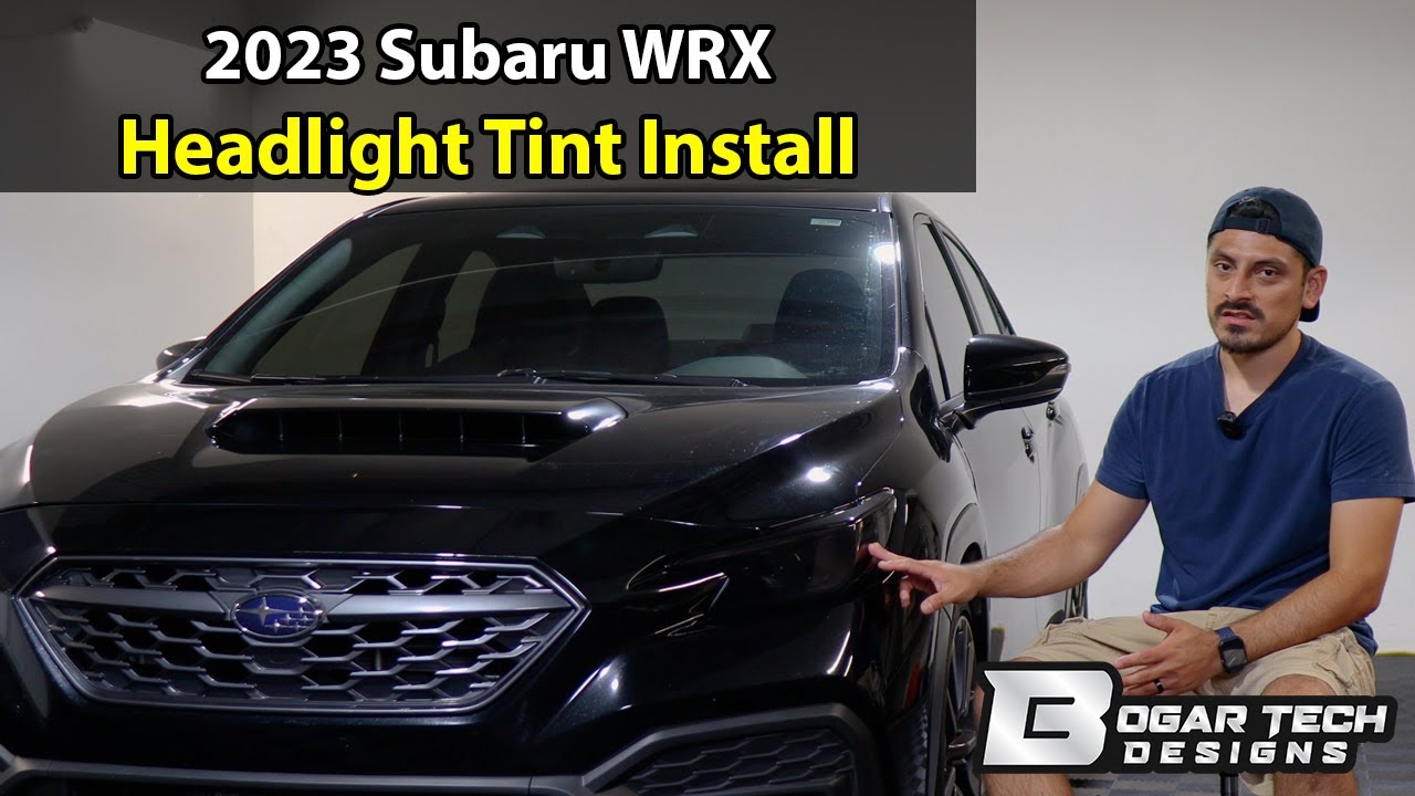 Subaru WRX 2022-2025 Headlight Tint Installation