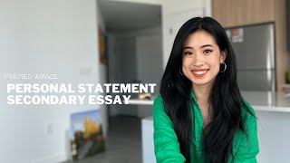 Medical School Personal Statement and Secondary Essay Tips