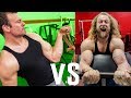 WHO BUILDS BIGGER ARMS? Arm Wrestler Vs. Bodybuilder