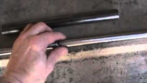 Cut and sleeve front sway bar #369.mpg