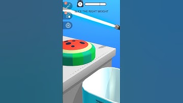 ASMR Slicing Very Satisfying and Relaxing ASMR Slicing Game #shorts #arcadeboxgaming #asmrslicing