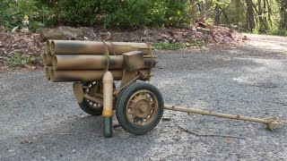 1/6th scale Vintage DID corp WWII German 15 cm Nebelwerfer 41 model review