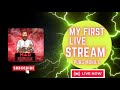 My First Live Stream Of PUBG MOBILE❤️❤️👍