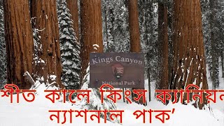শীতের স্বপʼ রাজ্য কিং ক্যানিয়ন ন্যাশনাল পাকʼ - Winter Wonderland : Kings Canyon National Park