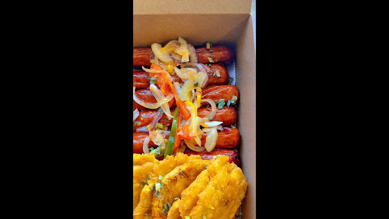 Epic Crispy Fried Hot Dogs & Plantains Combo Recipe! 🌭🍌😋 #Foodie #RecipeIdeas #HotDogs