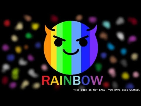 The Rainbow Obby Final Stage Completion Youtube - roblox ultimate obby final