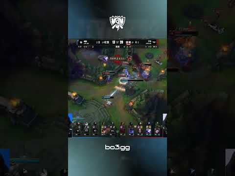 Triple Kill From Gumayusi Ends the Match vs Invictus! #LeagueOfLegends #LoL #LeagueHighlights