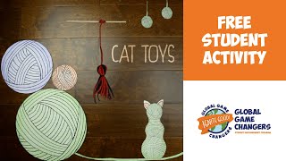 DIY Cat Toy | Easy and Free Student Activity screenshot 4
