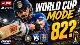 🏏82nd CENTURY LOADING ?👑 Virat Kohli vs Sri Lanka | Cricket 24 Ps5 Live (World Cup Prep)🏆 🔥