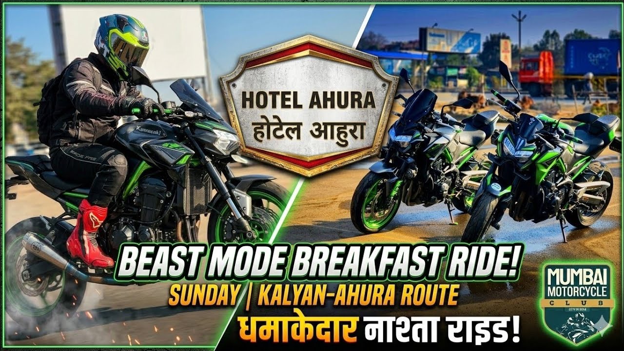 Beast Mode Rides Z900 BEAST MODE: Sunday Breakfast Ride to Hotel Ahura! 🏍️💨 - YouTube