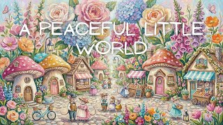 A Peaceful Little World 🌼 1 Hour Gentle Instrumental Music | Cozy Fantasy Ambience