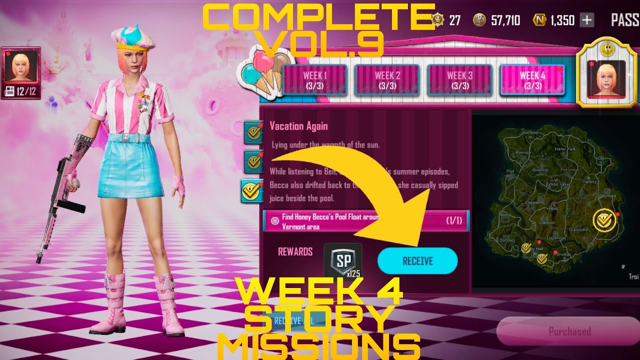 PUBG NEWSTATE VOL.9 WEEK 4 STORY MISSIONS | ALL LOCATIONS