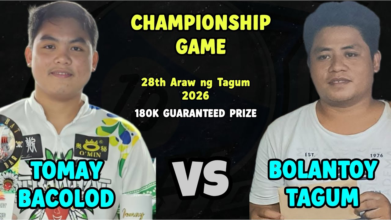 Championship Game 🏆 Tomay Bacolod 🆚 Bolantoy Tagum - 180K