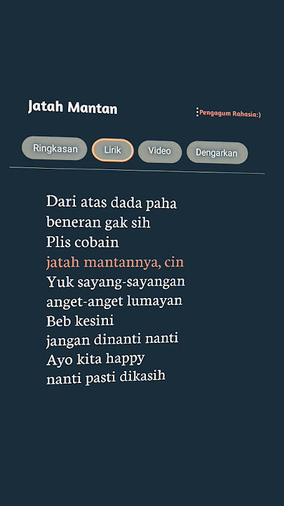 jatah mantan - lirik lagu jatah mantan - plis cobain - #laguviral #liriklagu #musik #shorts