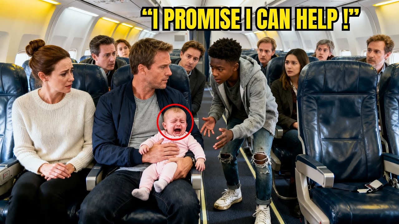 Никто не мог успокоить ребёнка в самолёте, пока чернокожий мальчик не напел мелодию, которая всё ...