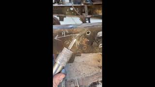 Easy frame rivet removal
