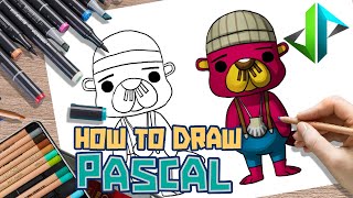 [DRAWPEDIA] HOW TO DRAW PASCAL FROM ANIMAL CROSSING NEW HORIZONS - STEP BY STEP DRAWING TUTORIAL