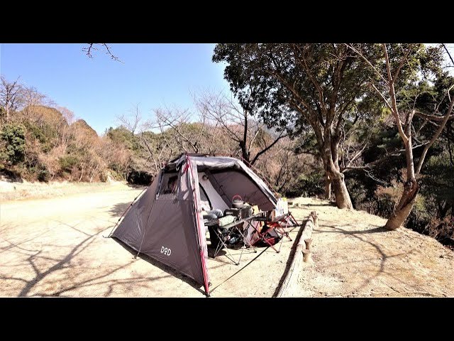 EKEXONツーリングドームテントで初ソロキャンプ【おでん】【昭和の森