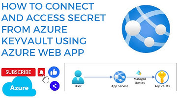 How to connect and access secret from azure key vault using azure web app