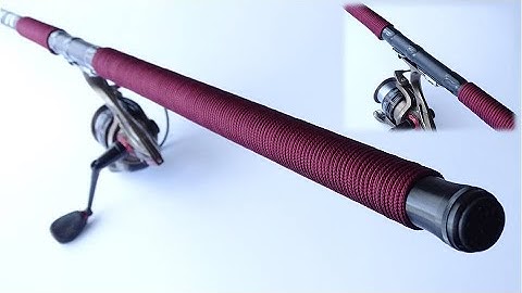 Wrapping a Fishing Rod Handle Using Common Whipping Knot Technique - CBYS
