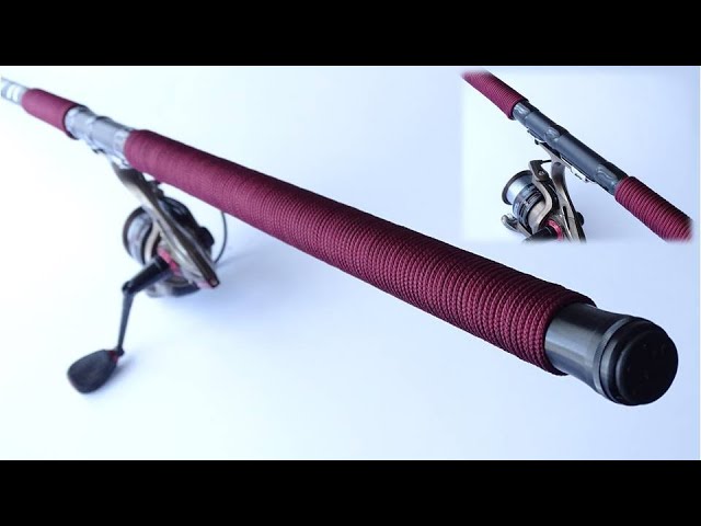 Wrapping a Fishing Rod Handle Using Common Whipping Knot Technique - CBYS 