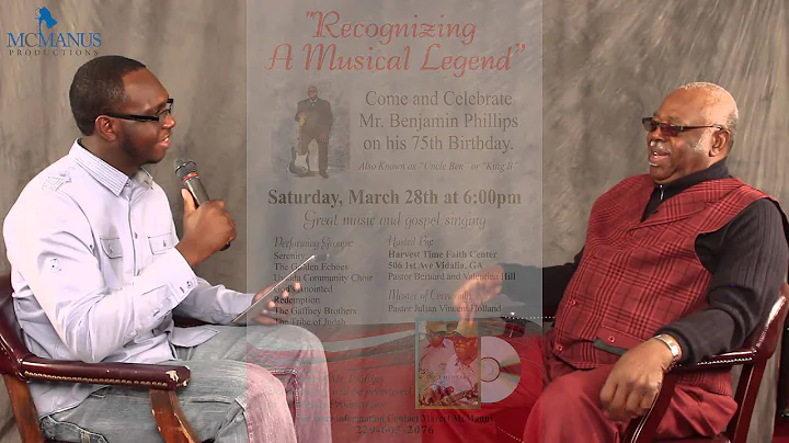 McManus Productions interviews Mr. Benjamin Phillips