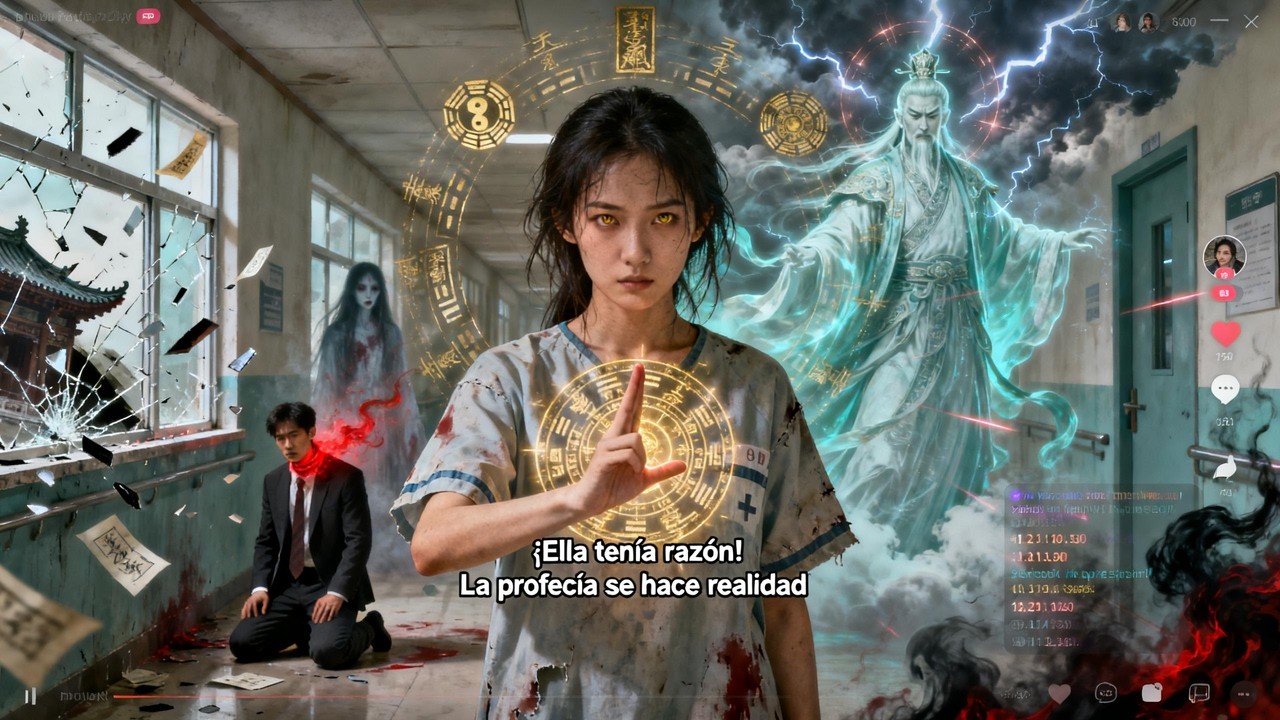 Ancestro místico atrapa fantasmas en vivo; el CEO ruega por su vida.【La profetisa del hospital】