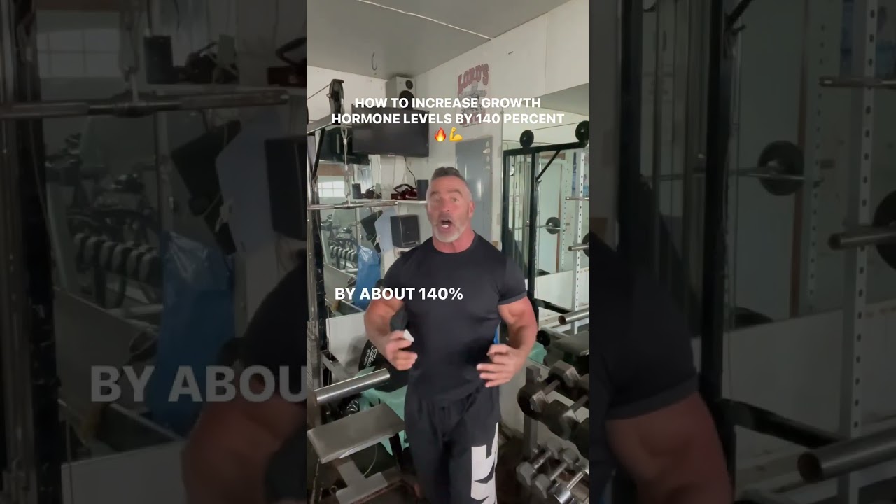 HOW TO INCREASE GROWTH HORMONE LEVELS BY 140 PERCENT 🔥💪