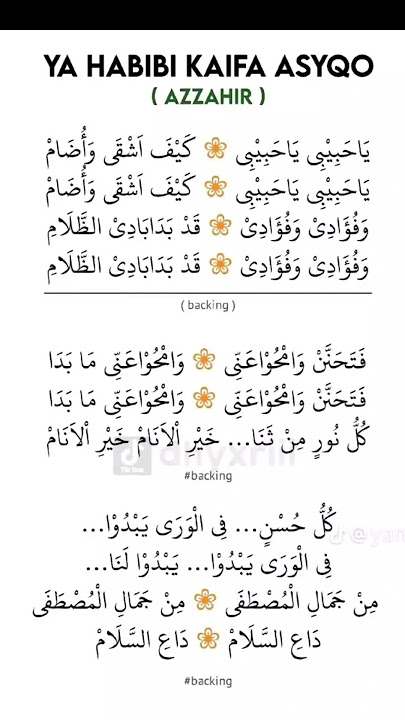 Ya Habibi Kaifa Asyqo || Az Zahir. #azzahir #zahirmania #syekhermania #viralvideo #fyp