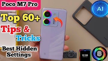 Poco M7 Pro 5G Tips And Tricks in Hindi, Top 60+ Hidden Settings, Tips And Tricks Poco M7 Pro,