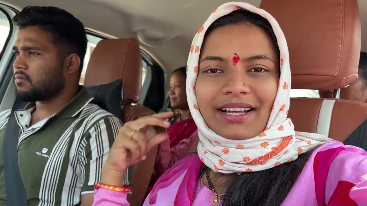 चोर ओटी भरण्यासाठी आम्ही निघालो सासरवाडीला 🥰बघा सासू सासरे किती खुश झाले👈🥳