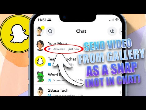 How To Send Videos From Camera Roll As Snaps On Snapchat
