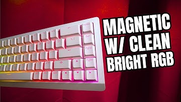For Minimalist RGB Lovers | Epomaker HE68 Lite 65% Wired Magnetic Mechanical Keyboard