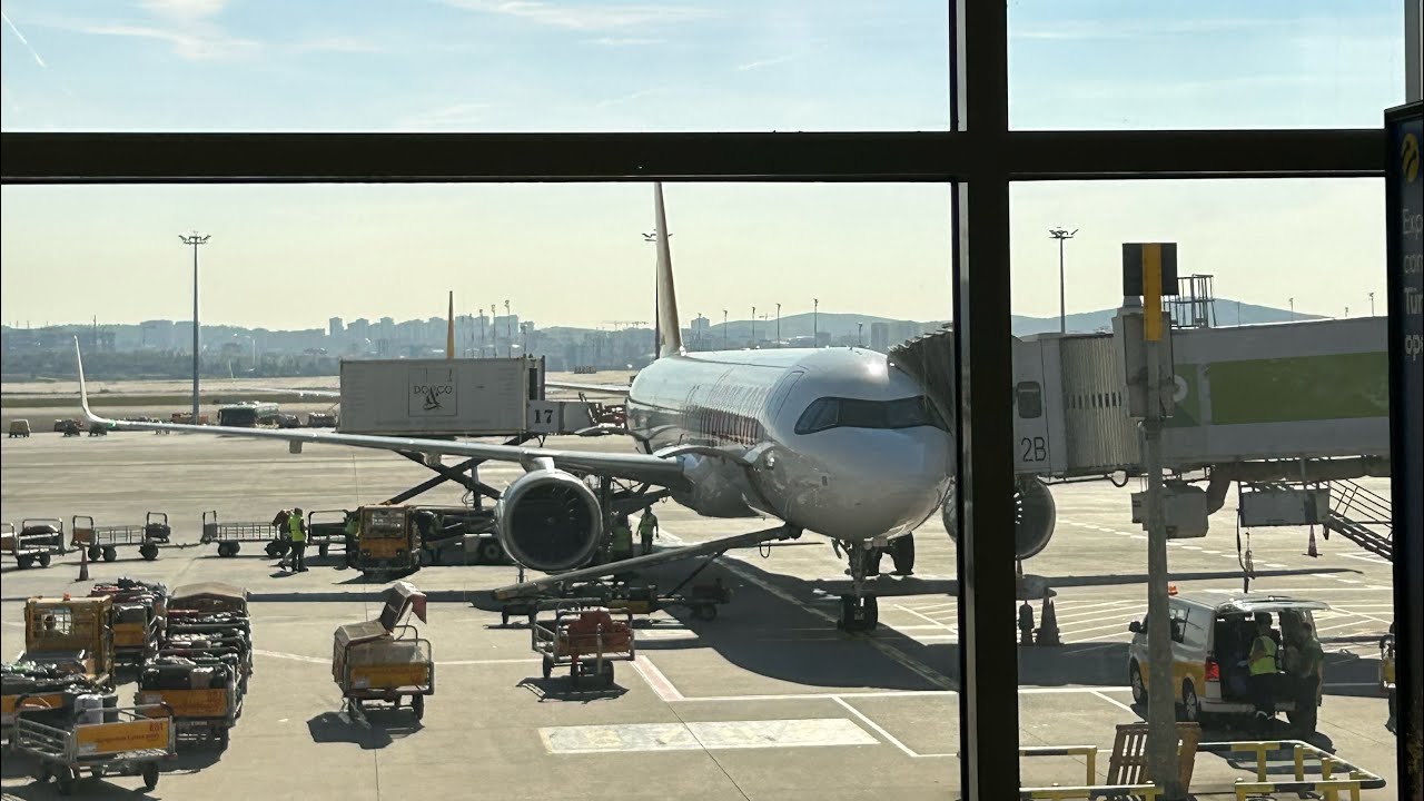 Pegasus A321NEO İstanbul Sabiha Gökçen Havaalanı’na İniş 