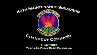 60th Maintenance Squadron Change of Command