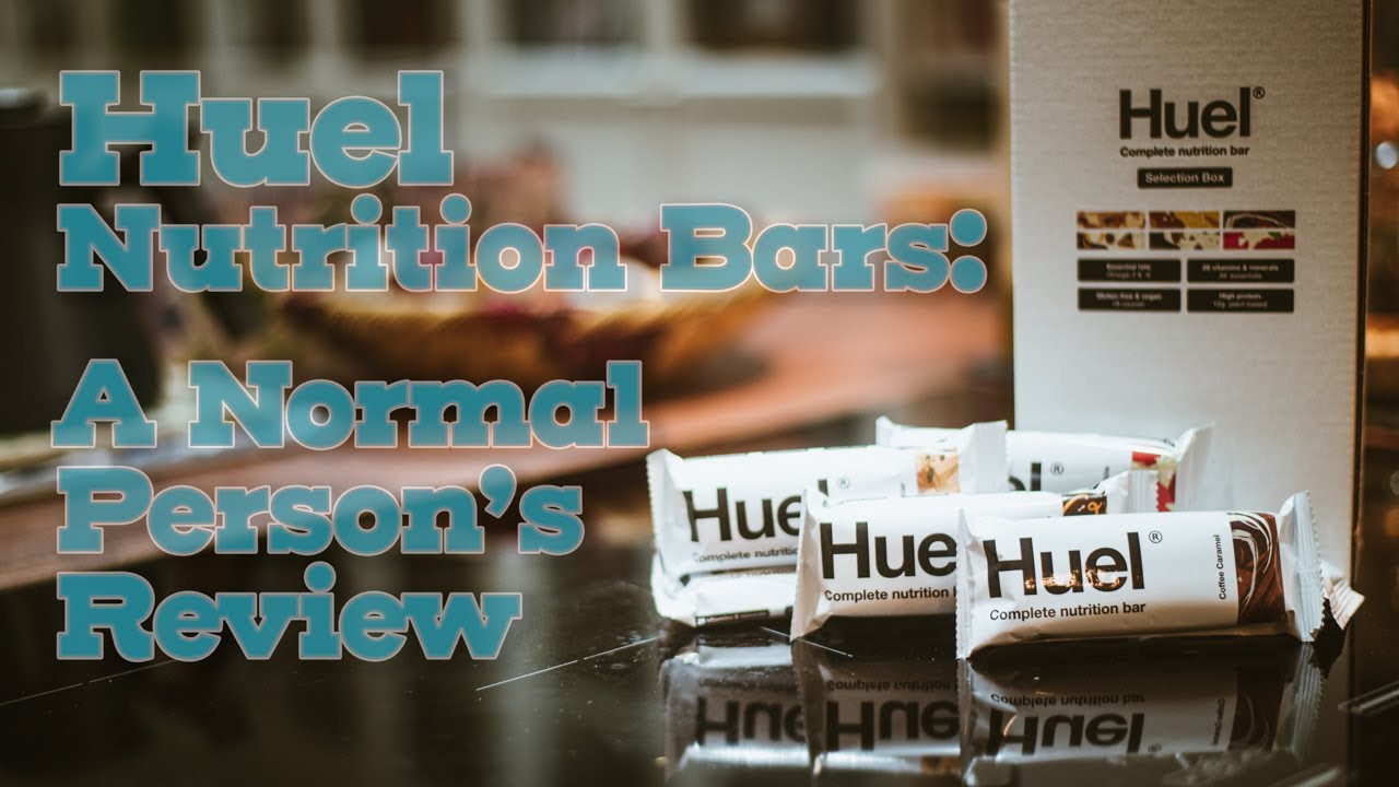 Huel Nutrition Bars A Normal Person's Review YouTube