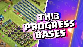 TOP 5 BEST TH13 PROGRESS BASE LINK | COC TOWN HALL 13 Upgrade BASE LINK CLASH OF CLANS#clashofclans