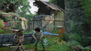 Uncharted 4 Multiplayer: River Command Mode (Direct Feed PS4 Gameplay)