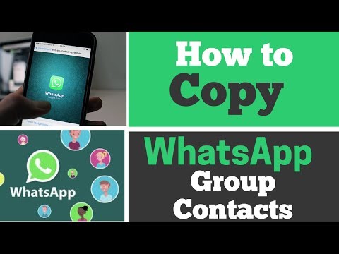 How to copy WhatsApp group contacts simple method ✔️ @SureshChilamakuru