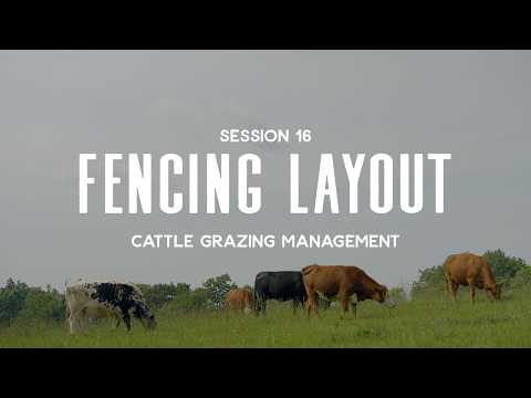 Cattle Grazing Management Session 16: Fencing Layout