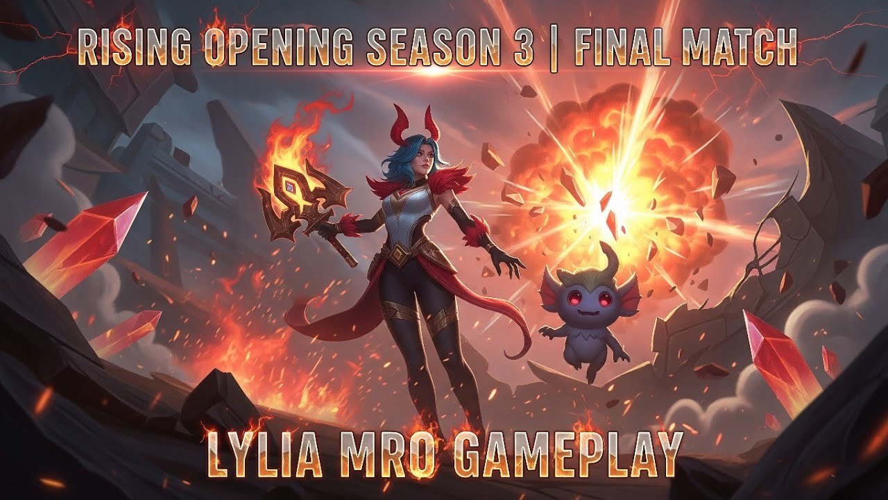 Mro Rising Mlbb 🔥 RISING OPENING SEASON 3 | FINAL MATCH | LYLIA MRO GAMEPLAY | MLBB ...