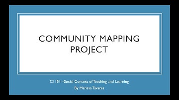 CI 151   Community Mapping Project